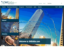 Tablet Screenshot of 360dallas.com